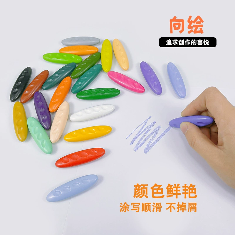 Пластилиновые детские мелки для детского сада, 3D, 24 цвета
