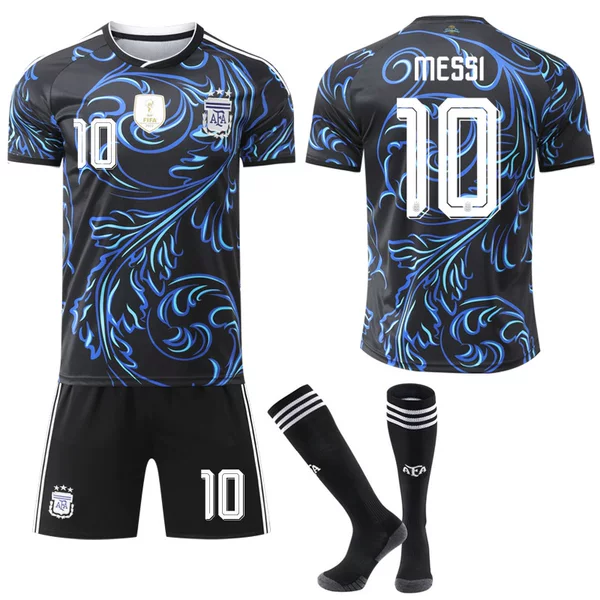 2025-26 World Cup Argentina Away Football Jersey 21 Dybala Jersey National Team No. 10 Messi Jersey