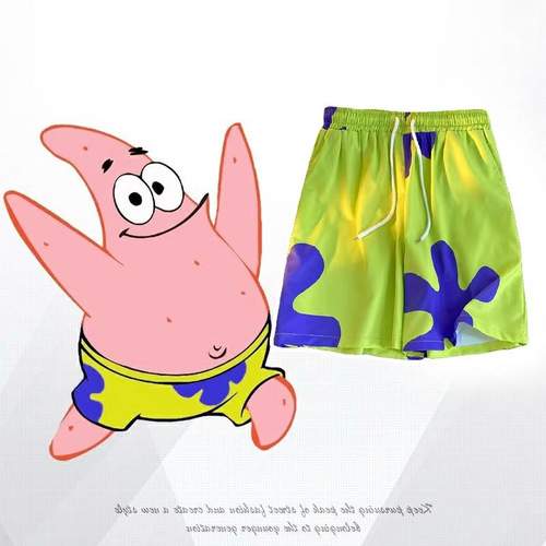 Panda Star Men's and Women's Summer Beach Shorts Loose Casual Pants Five-Finger Pants Beach Sports Mid-Calf Pants Plus Size Outerwear