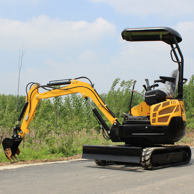 ingeniería pequeña excavadora doméstica pequeña excavadora multifuncional todo terreno zanja gancho tipo rastreo