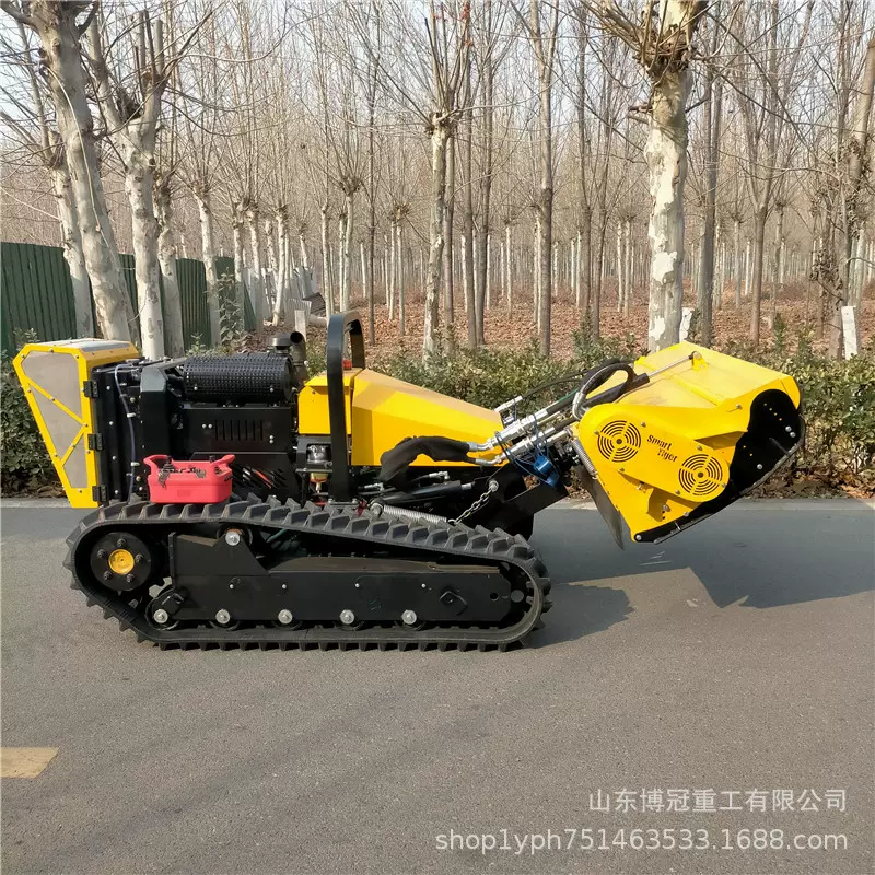 大型履带护坡开荒机全地形自走式林业养护拓荒机养护堤坝粉草机