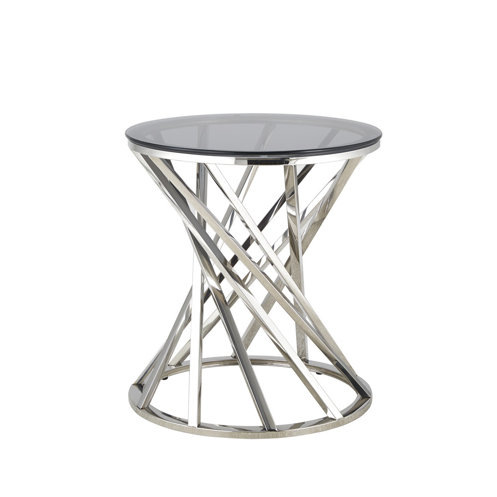 Mesa de té de vidrio temperado, mesa de café de lujo, mesa de café de vidrio moderna y simple. image 6