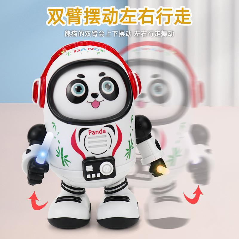 La misma luz, música, swing, danza, panda espacial, mercado nocturno en línea, juguetes eléctricos para niños transfronterizos transfronterizos