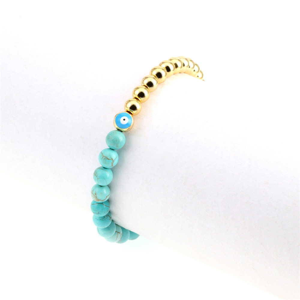 Fashion Eye Copper Enamel Bracelets 1 Piece