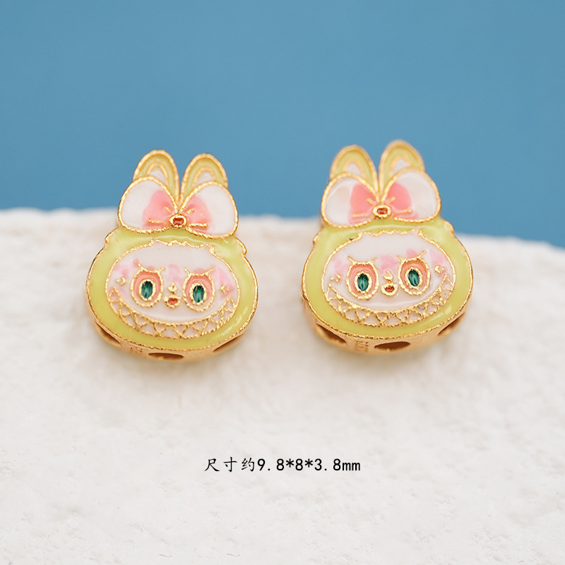 S925 シルバーメッキ 24K ラブブブブレスレットネックレスストリング DIY アクセサリー手作りビーズ半完成品|undefined