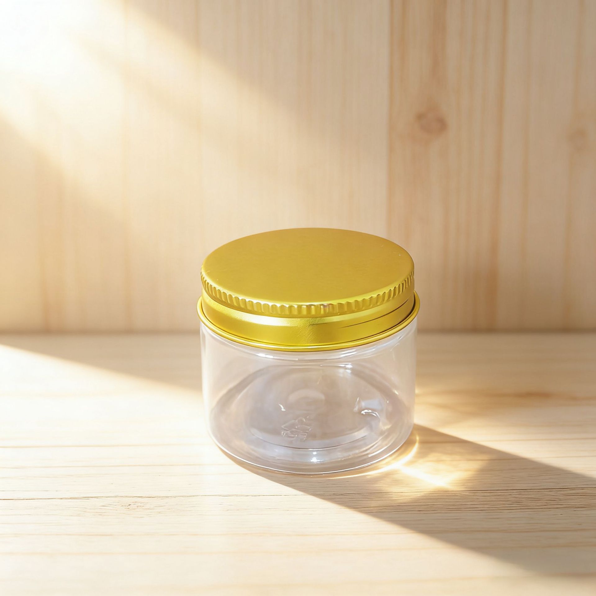 La lata de plástico de Phi 50 mm contiene frijoles disueltos, crema para los ojos de la botella de boca ancha, la crema se distribuye en la lata vacía de plástico PET y se tira de la almohadilla Interior. image 4
