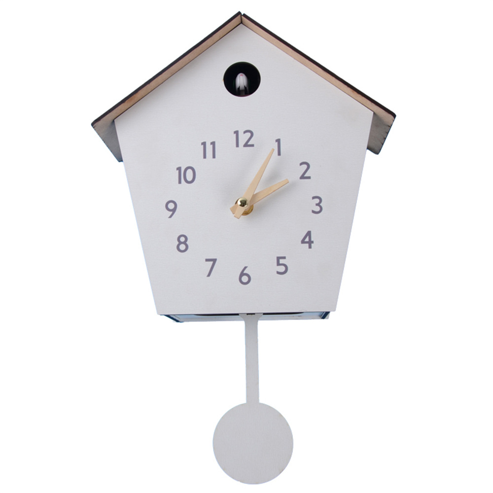 Cuckoo Clock with Hourly Chime, Wall Clock for Living Room, Lightweight Model