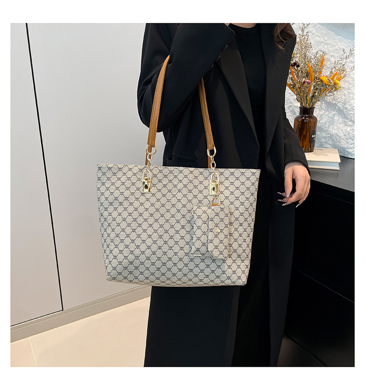 750g Weight Zipper Closure Type Double Shoulder Straps Strap Type Bag Sets Bags Type Daily Occasion PU Material Women's Backpack Backpack Geometric Pattern All Seasons Season Women's Gender Elegant, Basic Style Square Shape Women's PU Geometric Elegant Basic Square Zipper Bag Sets 7
