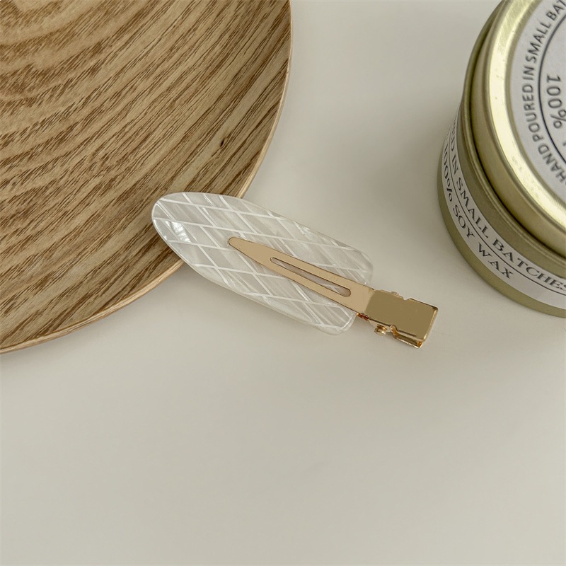 Pin de cabello sin marcas para mujeres verano cabello lateral roto pin de frisa tocado de lavado de la cara maquillaje de máscara de boca de pato image 11
