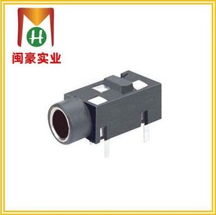 PJ-320A audio socket headset plug-in audio plug-in side plug-in audio input interface dual channel