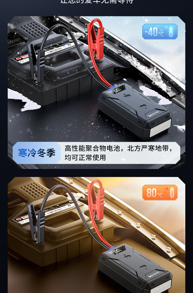 Buwei Car Emergency Starting Power Supply Multi-Functional Starter Is Suitable for All Models