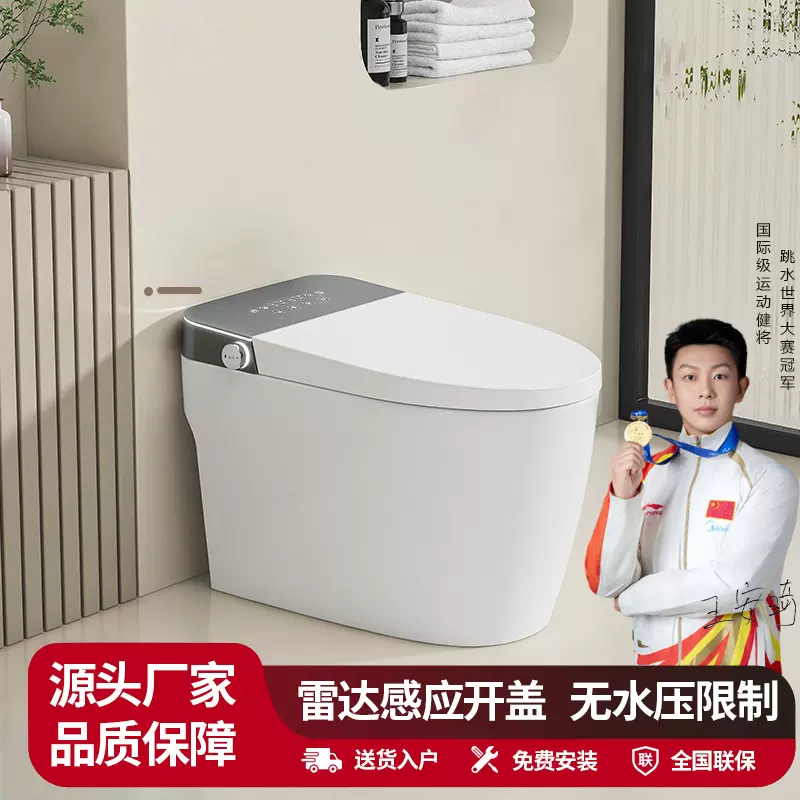 轻智能马桶广东潮州卫浴家用全自动洗屁股电动包安装酒店工程批发