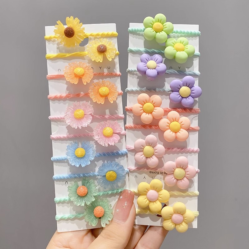 La cuerda del pelo del bebé de las muchachas de la banda de goma de los niños no lastima el pelo Los accesorios del pelo del pulgar del tamaño pequeño atan la banda de goma del pelo