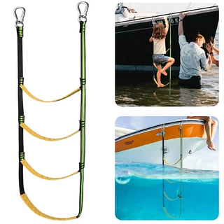 跨境热销橡皮艇爬梯皮划艇登船软梯渔船游艇上下船多用途梯子批发