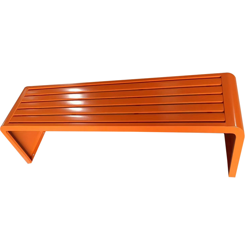 Banco de parque para exteriores, doble asiento de acero inoxidable, ideal para estaciones de autobús, plazas y patios de ocio image 16
