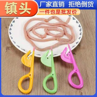 Stainless steel thickened poultry sausage scissors chicken duck sausage goose sausage knife scissors sausage knife Loach yellow crab fish open knife