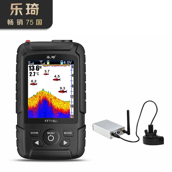 Leqi 300m Wireless Soundna Hd Detector Remote Control Detection Outdoor Supplies Fishing Gear Wholesale Fish Detector