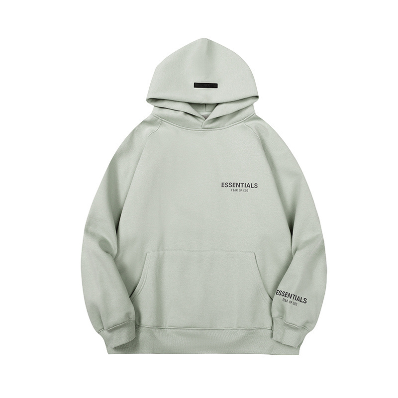 FOG ESSENTIALS letras de silicona estereoscópica hombres y mujeres americanos camisa con sudadera con sudadera con sudadera image 27