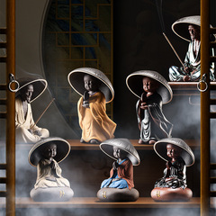 Creative dual-purpose little monk purple sand tea pet ornaments personalized tea set tea filter boutique tea table tea play tea ceremony accessories