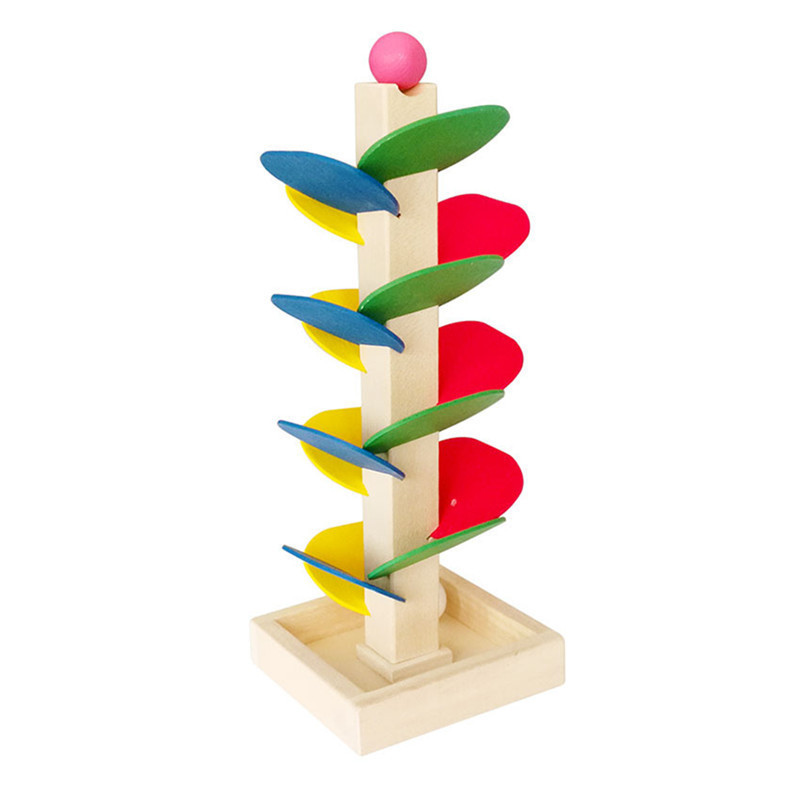 Weiweihu hojas de madera, bolas, rompecabezas divertidos para niños, ensamblar bloques de construcción, entrenamiento de concentración para bebés, juguetes educativos