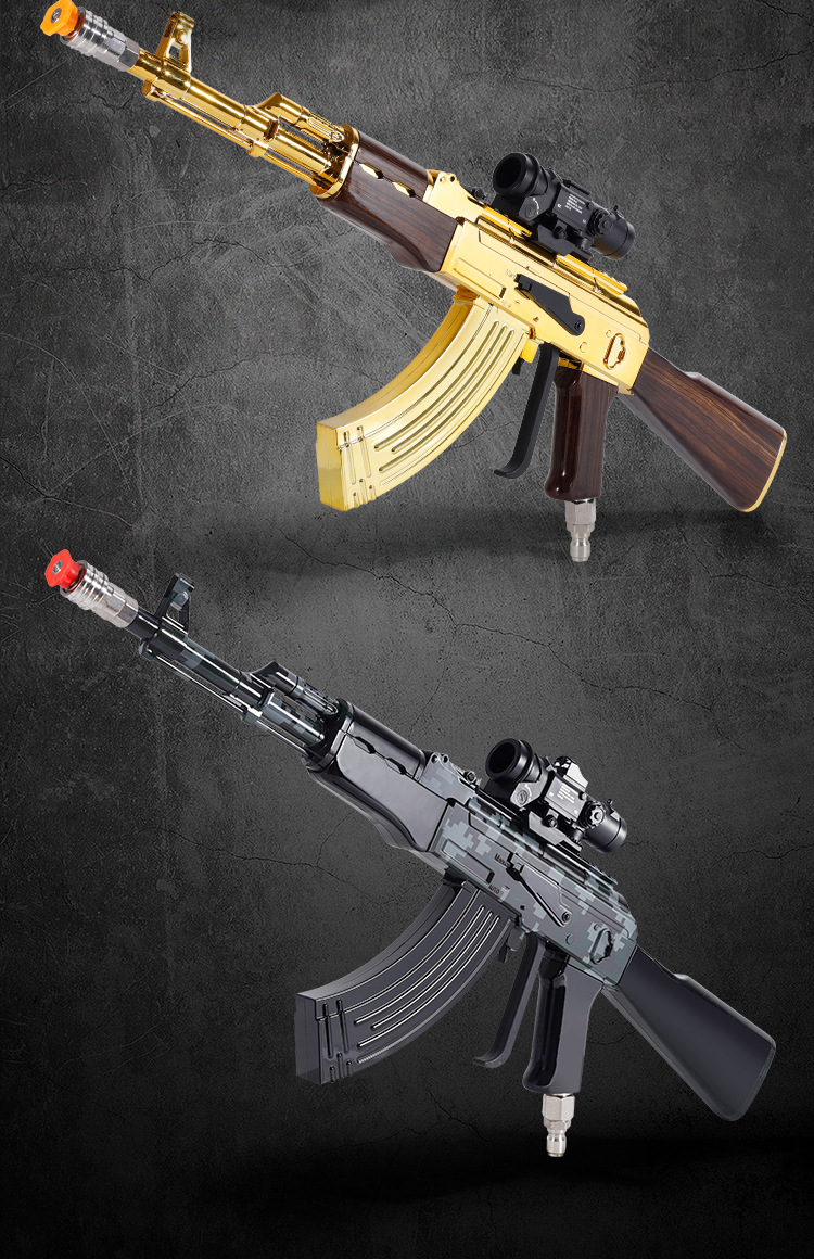 Cross-border bestseller: Gold AK47 high-pressure powerful cleaning machine with car wash gun, quick-connect multi-nozzle, detachable