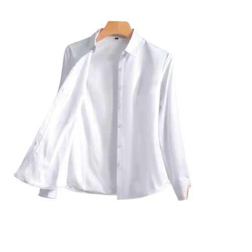 New Chinese style autumn and winter new style thick warm and fashionable high-end white velvet base top velvet shirt for women inside