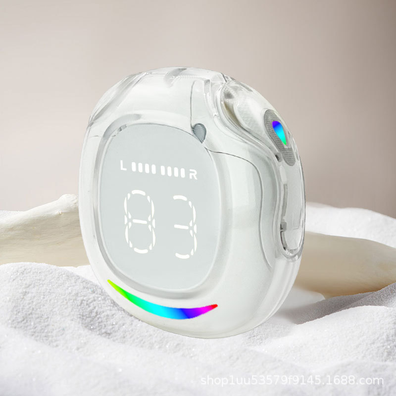 ソースメーカー Bluetooth ヘッドセット人気のクロスボーダーグラデーションカラー新しい Bluetooth 長寿命インイヤーデジタルディスプレイ卸売|undefined