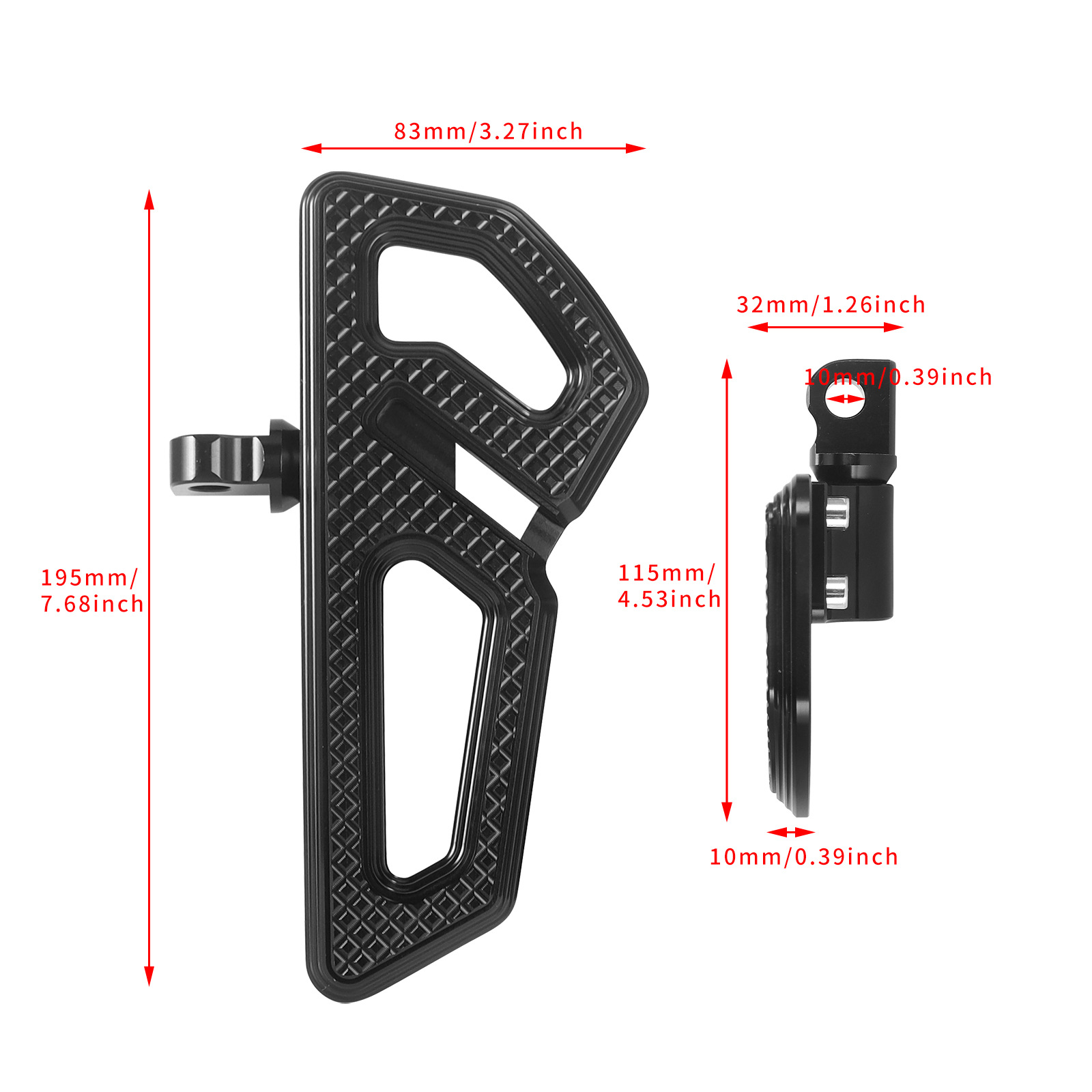 Motorcycle Accessories Suitable for Harley Universal Models Modified Small Pedals Imperial Knight Rear Pedals Passenger Pedals