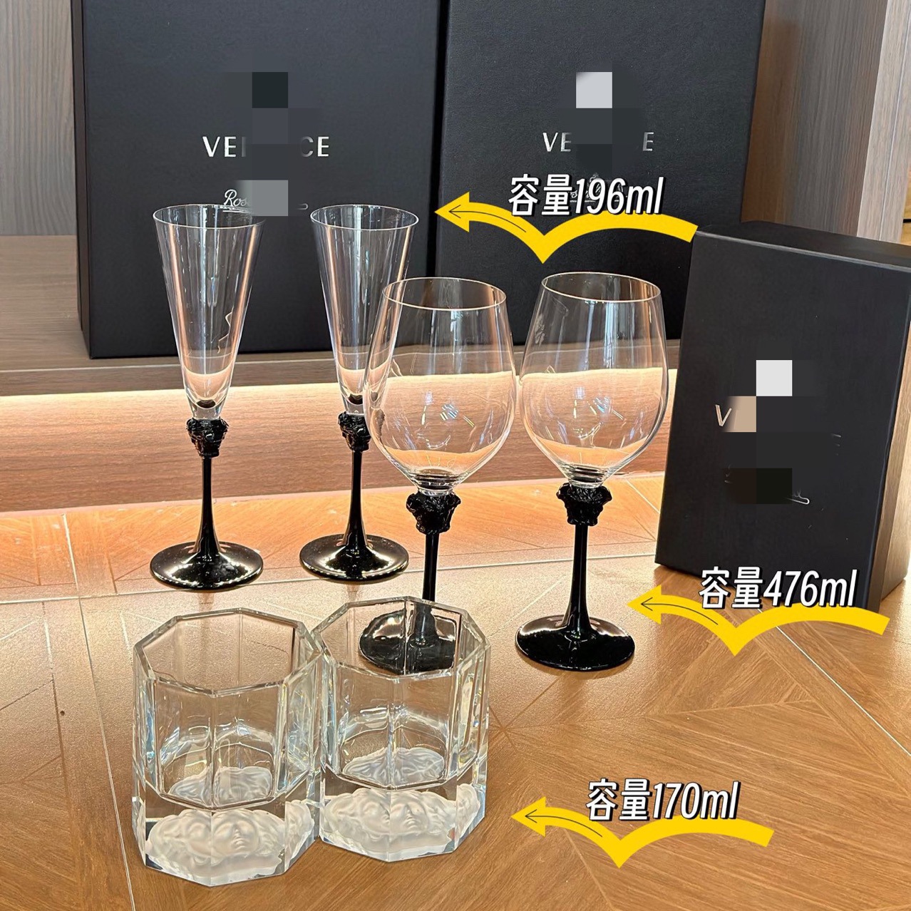 유럽식 크리스탈 유리 레드 와인 유리 메두사 라이트 레드 와인 유리 와인 유리 샴페인 잔 세트