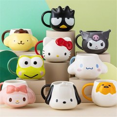 HelloKitty马克杯陶瓷浮雕杯子ins 高颜值个性水杯 家用喝水杯子