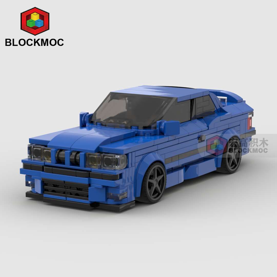 MOC 빌딩 블록 레고 BMW M3 E36 보이즈 스플라이스 스피드 8 자동차 장난감 자동차 모델 대외 무역 배치