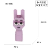 W087 Large Pink Rabbit-147PCS