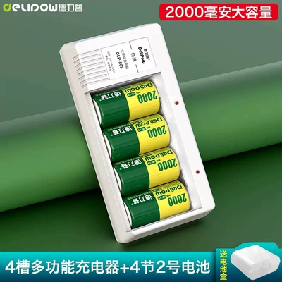 Hibrid akkumulyator batareyaları charger suit type C - 4-slot-standard-charger-no-2-2000mah-section-4