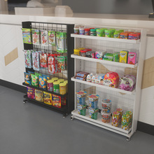 收银吧台前小货架口香糖展示架药店便利店超市零食陈列架子食品柜