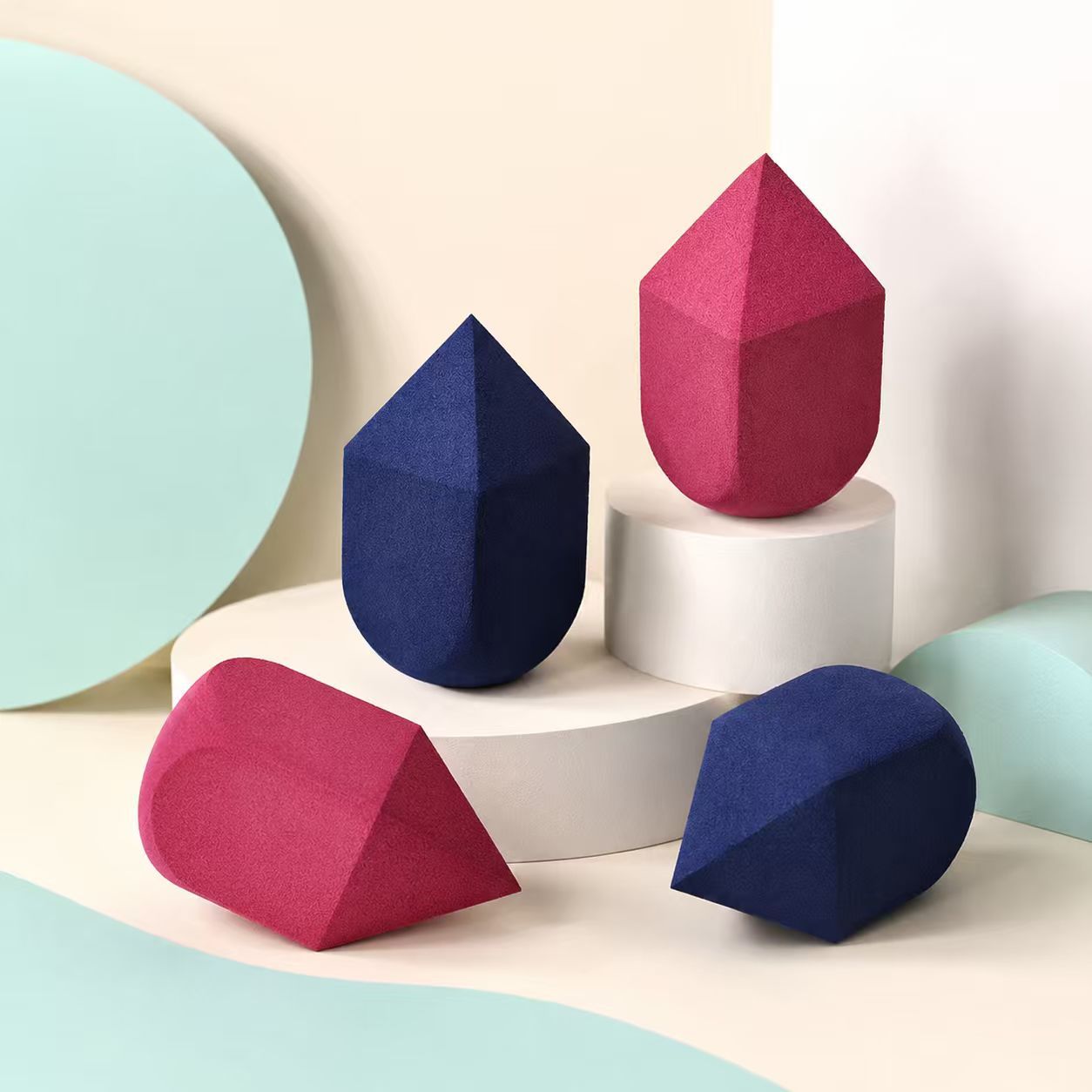Fábrica personalizada gigante sin bolígrafo huevo de maquillaje huevo de maquillaje huevo de maquillaje de forma extraña esponja de maquillaje seca y húmeda comercio exterior transfronterizo