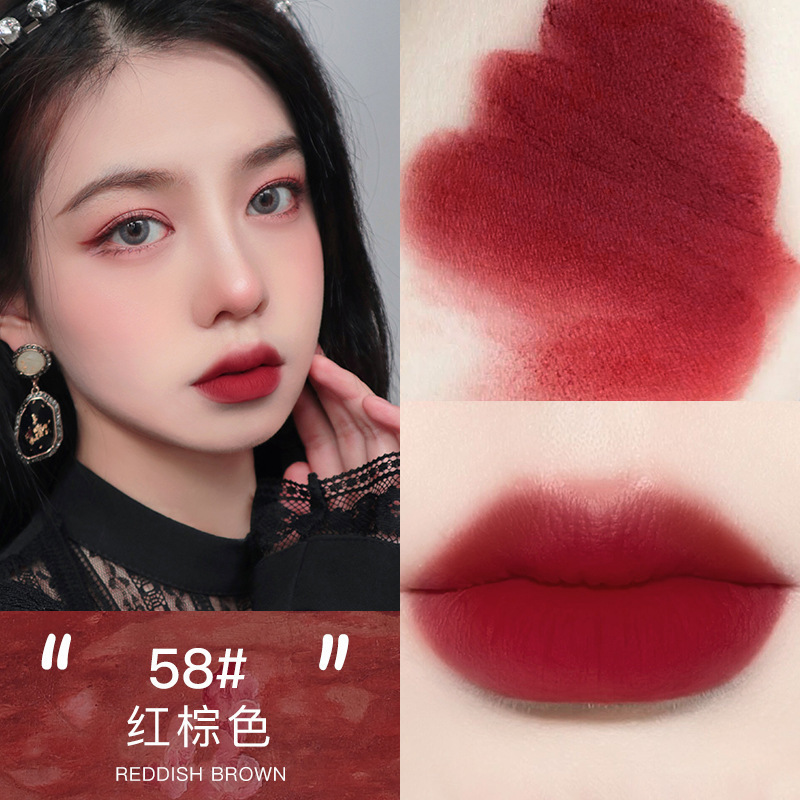 NOVO唇泥 唇釉口红哑光腮红雾面丝绒不掉色不沾杯学生女素颜显白|undefined