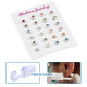 Simple color earrings stainless steel December dazzle color metal earrings earrings personality trendy jewelry manufacturers wholesale