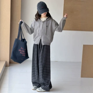 女童春秋装针织衫2026秋季新款女大童时髦套头打底衫休闲裤套装