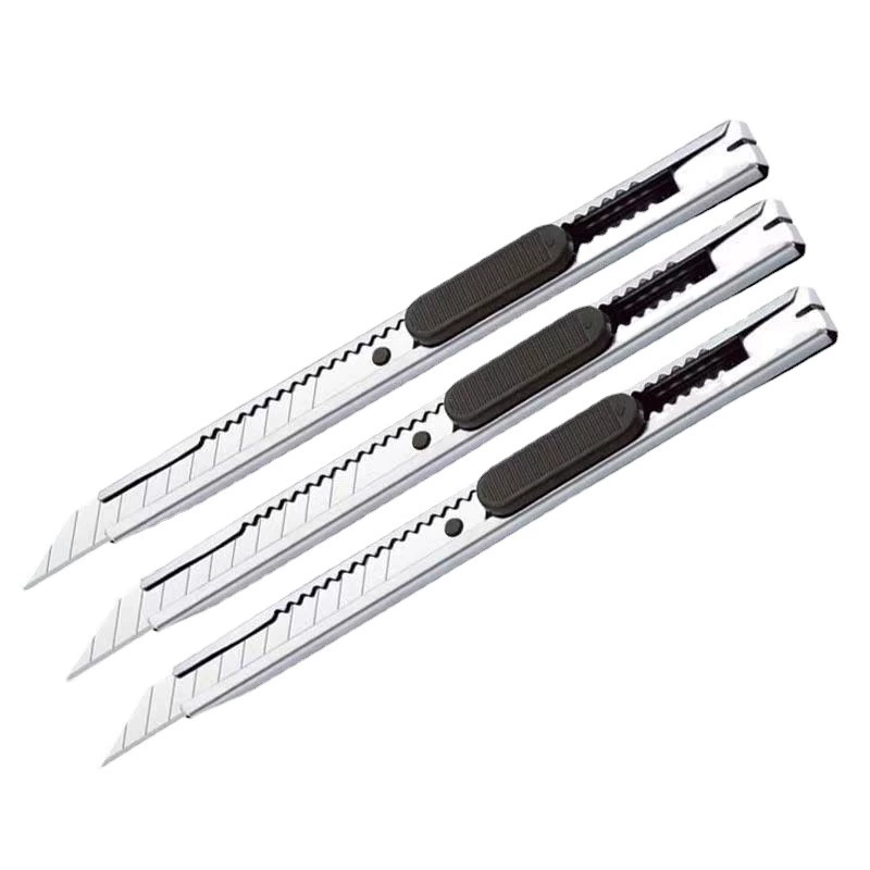 Небольшой размер портативный универсальный нож из нержавеющей стали инструмент нож металлические канцелярские принадлежности нож для резки пленки лезвие