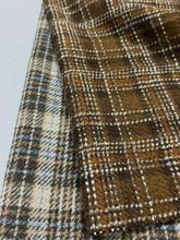 粗纺呢绒 格子毛呢 大衣服装/鞋帽/箱包面料布料 绍兴货源