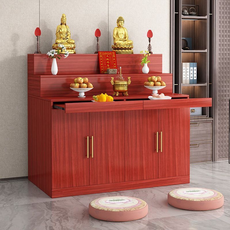 Household Altar Table with Drawers, Chinese-Style Altar Table, Buddha Table, Large Altar Table, Buddha Cabinet, Tribute Table, Buddha Altar, Buddhist Hall Cabinet