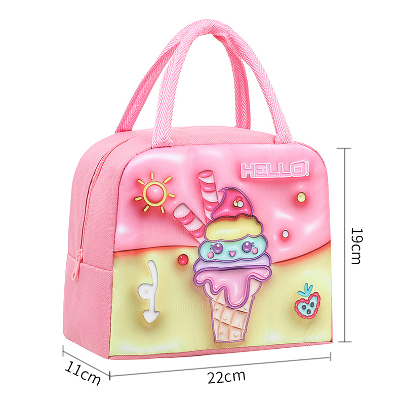 Bolsa bento portátil, bolsa de aislamiento, bolsa de lonchera, bolsa de almuerzo, bolsa de almuerzo, bolsa de almuerzo, bolsa de almacenamiento, puesto de trabajo y escuela al por mayor