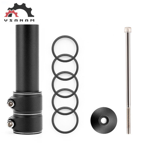 YSANAM bicycle stem booster mountain bike adjustable handlebar heightening front fork tube lifting extender accessories