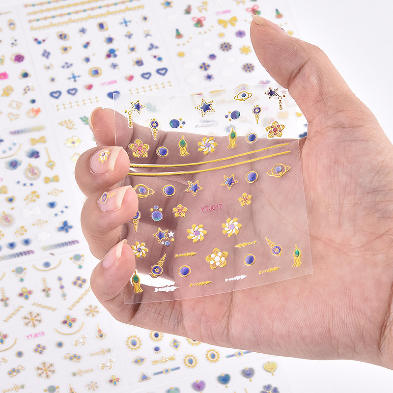 Sexy Manicure Stickers Personalized Fashion Nail Stickers 3D Nail Stickers Children Animal Nail Stickers Nail Stickers Accessories