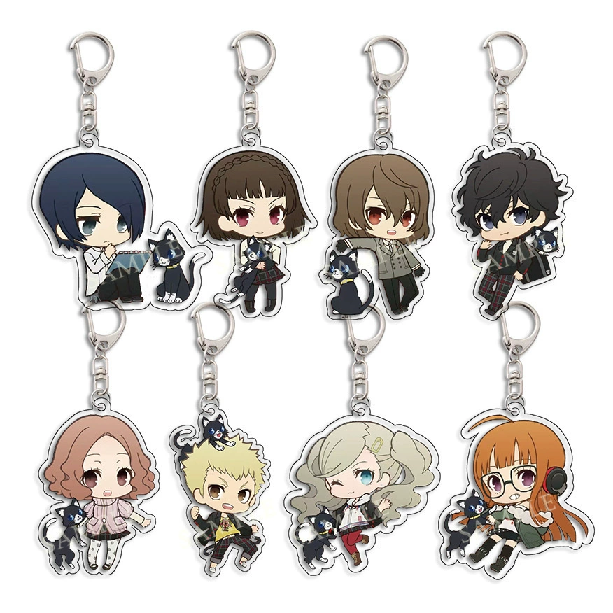Persona 5 Goddess Different Records 5 аниме акриловый маленький кулон с пряжкой Pymop Buckle Peck, производитель