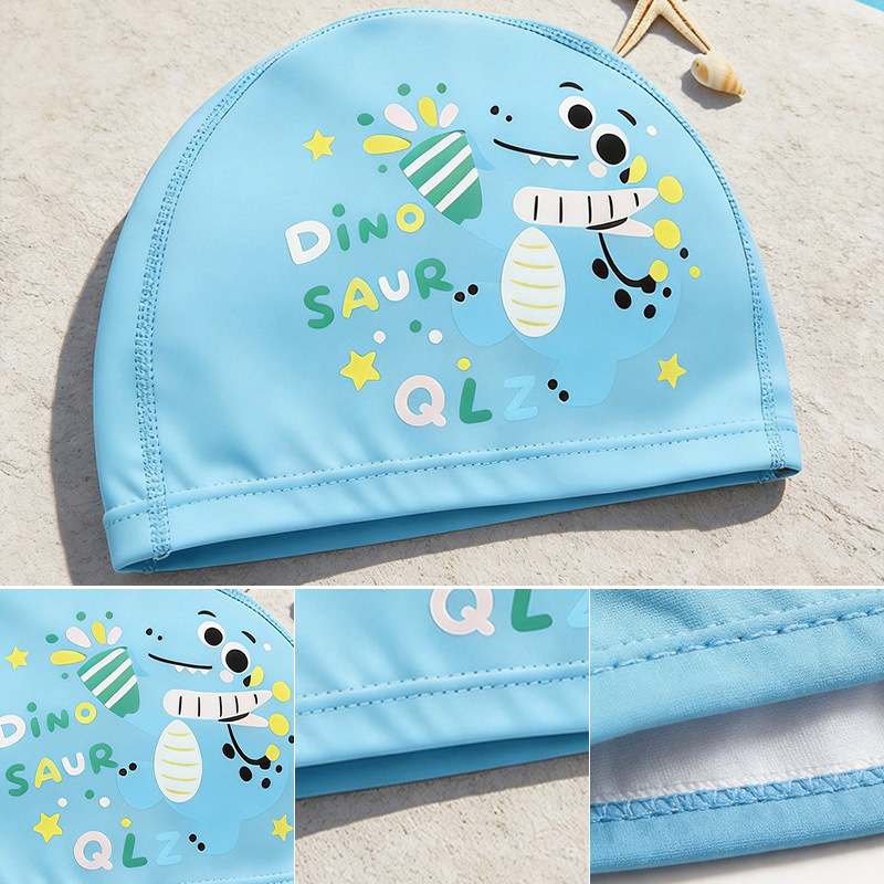 Children's polyurethane waterproof swimming cap for men and women