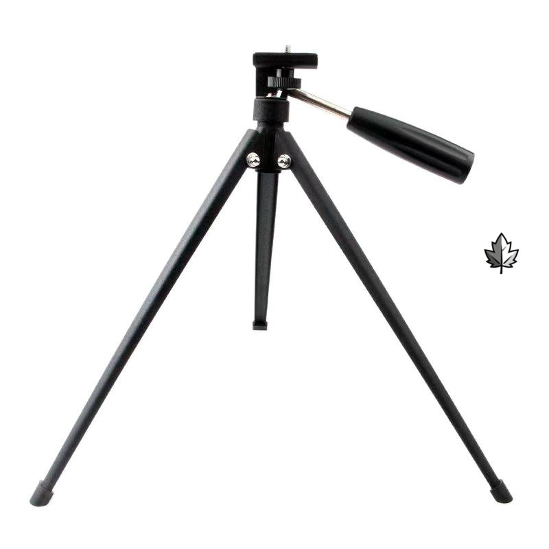 厂家批发望远镜专用三脚架金属可连手机相机桌面铁支架带云台通用