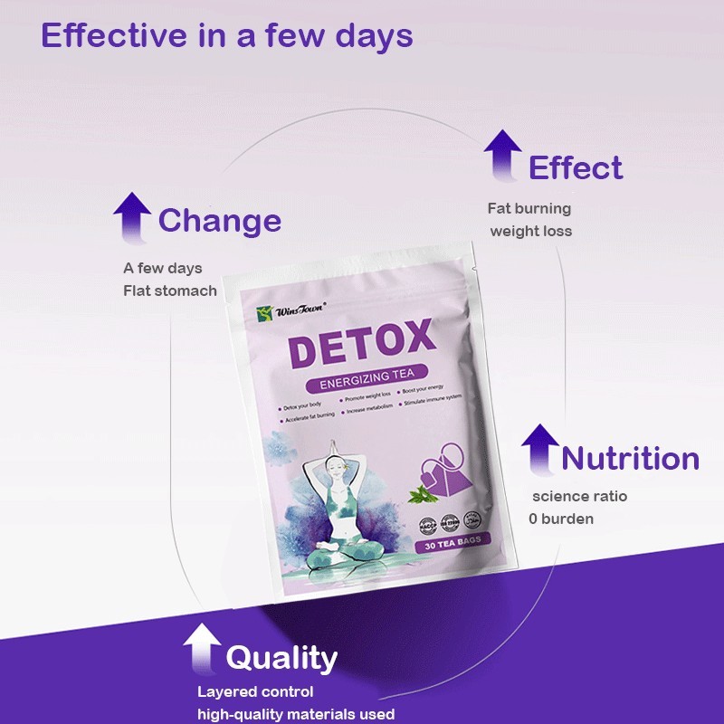 WinsTown fit tea 30day slimming tea 30 tea bag detox weight|undefined