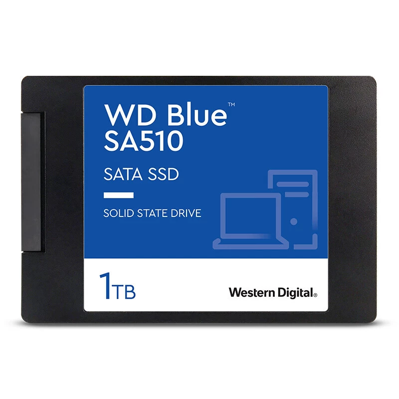 WD/Western Digital SA510 Blue 500G 1T 2T 4T 2.5-дюймовый SATA3 SSD твердотельный диск