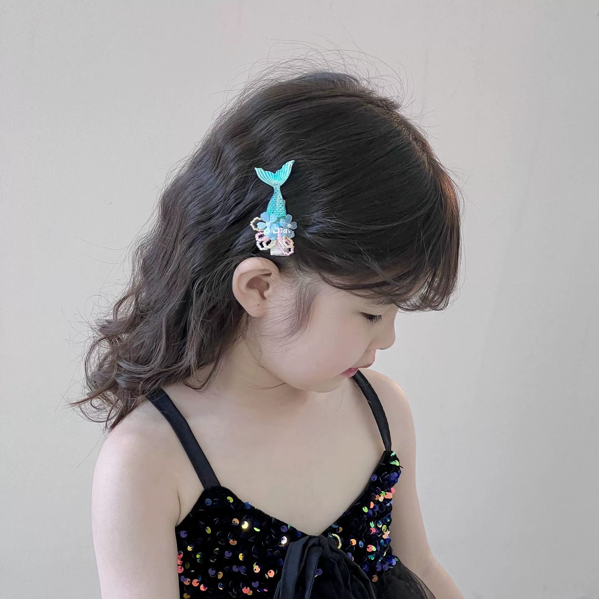 Бисерный браслет, милый детский заколка для волос, изысканный аксессуар для волос, корейский стиль